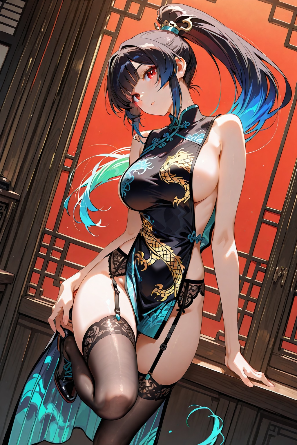 横乳チャイナ