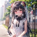 白ワンピpussy 6枚目