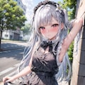 白ワンピpussy 3枚目