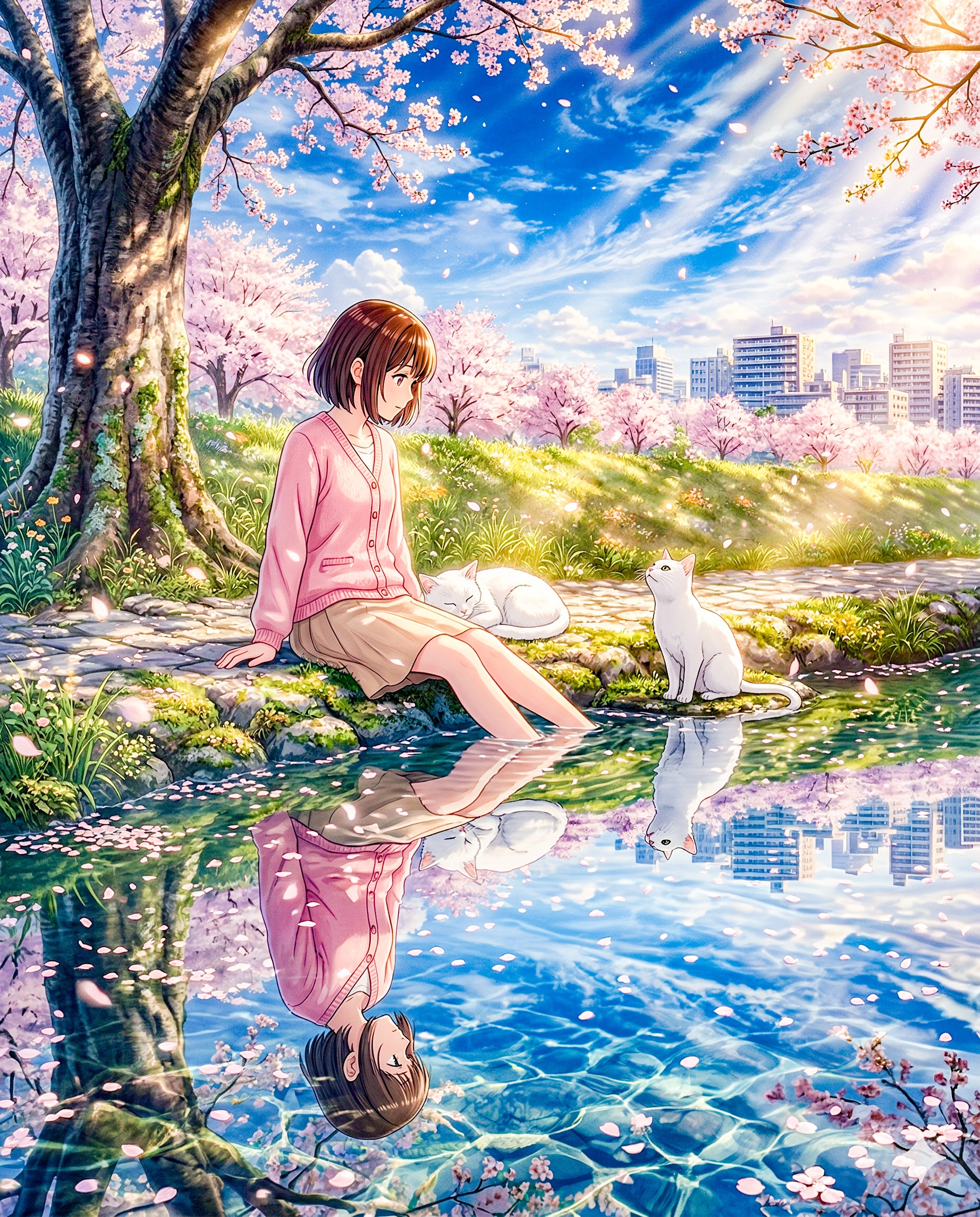 まだ冷たいね | の人気AIイラスト・グラビア