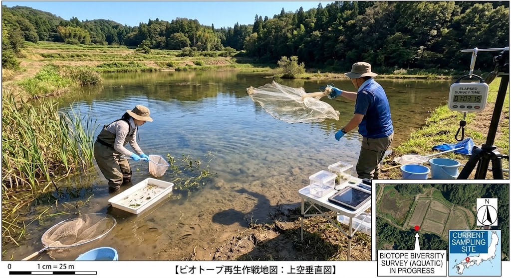 旧ため池生物相調査