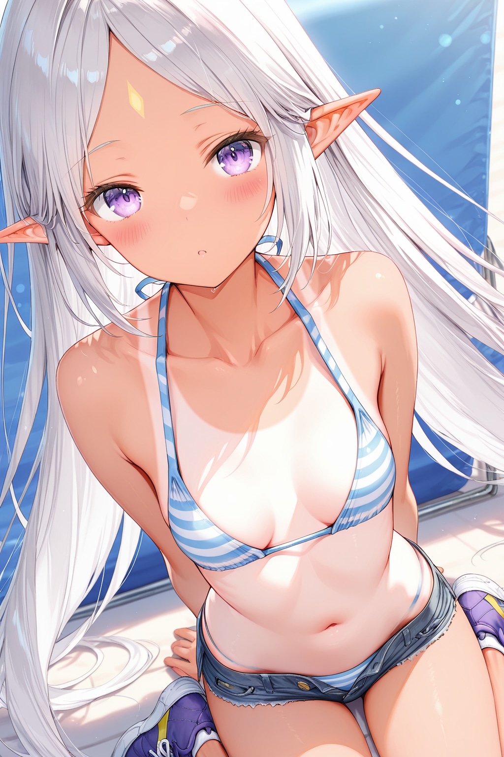 日焼け跡