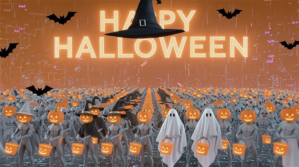 閑話：ハロウィン（グレイ版）動画あるよ