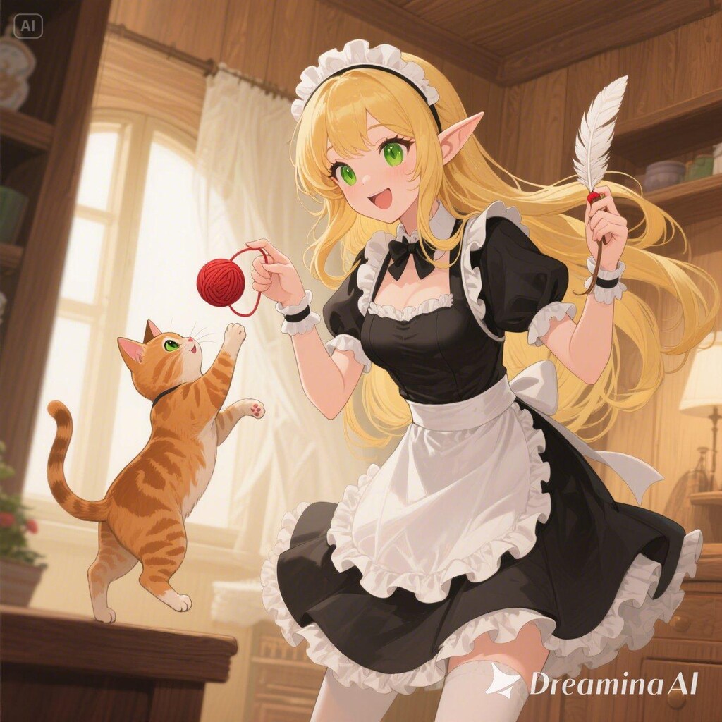 メイドさん、遊んでる場合じゃないですよ！？