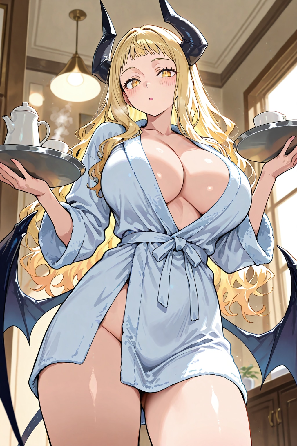 サキュバスの朝