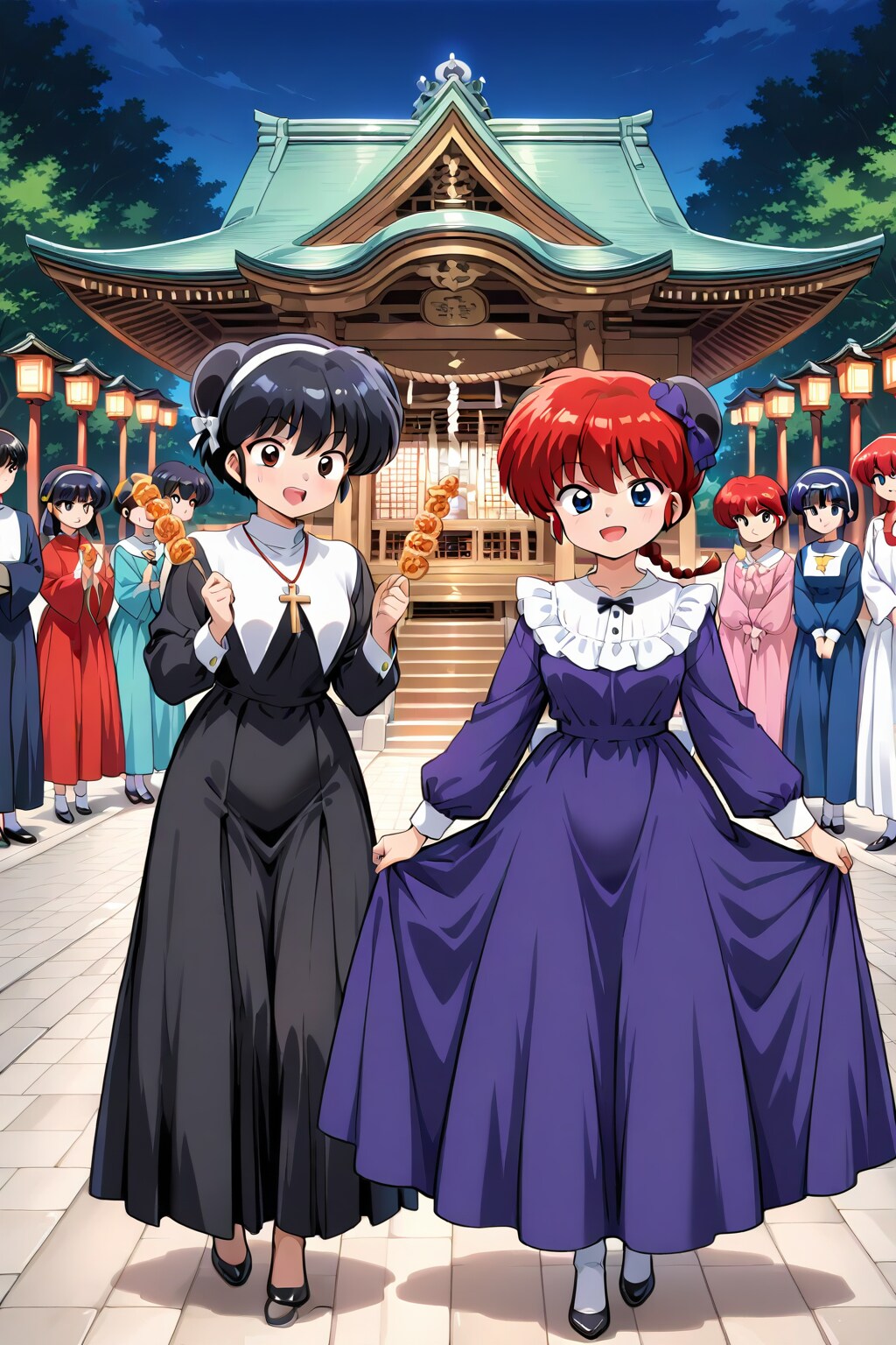 神社でクリスチャン