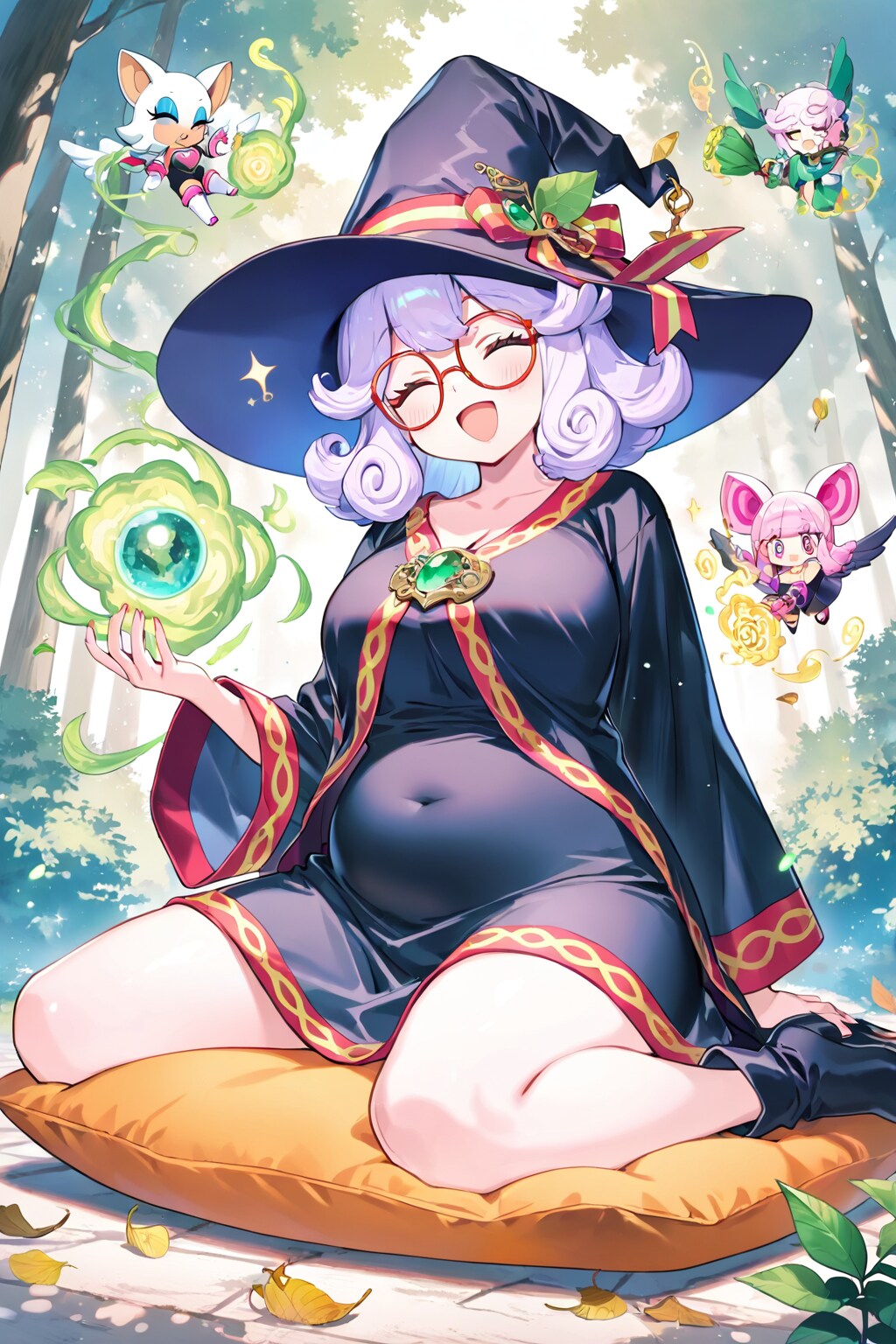 精霊魔法サークルのフィールドワーク | の人気AIイラスト・グラビア