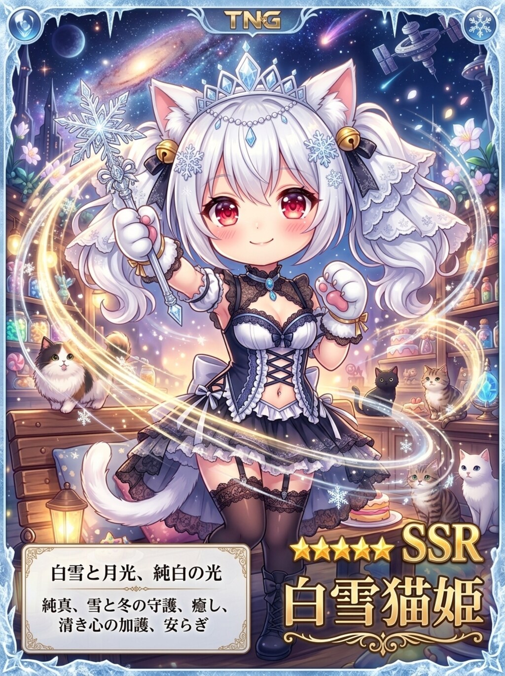 白ツイにゃん。