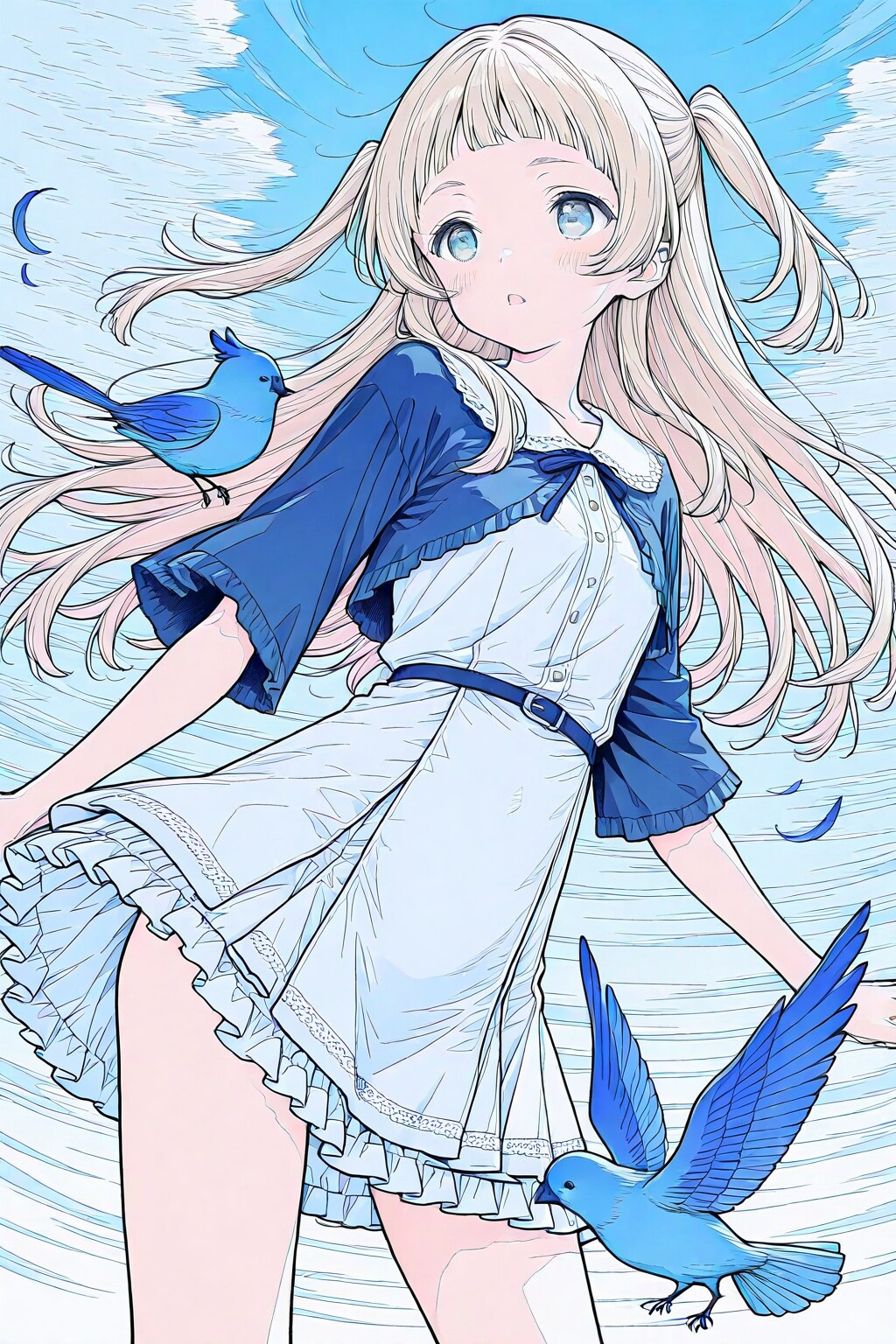 ブルーバード_2 | の人気AIイラスト・グラビア