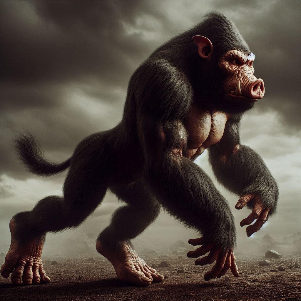 ブタゴリラ | の人気AIイラスト・グラビア