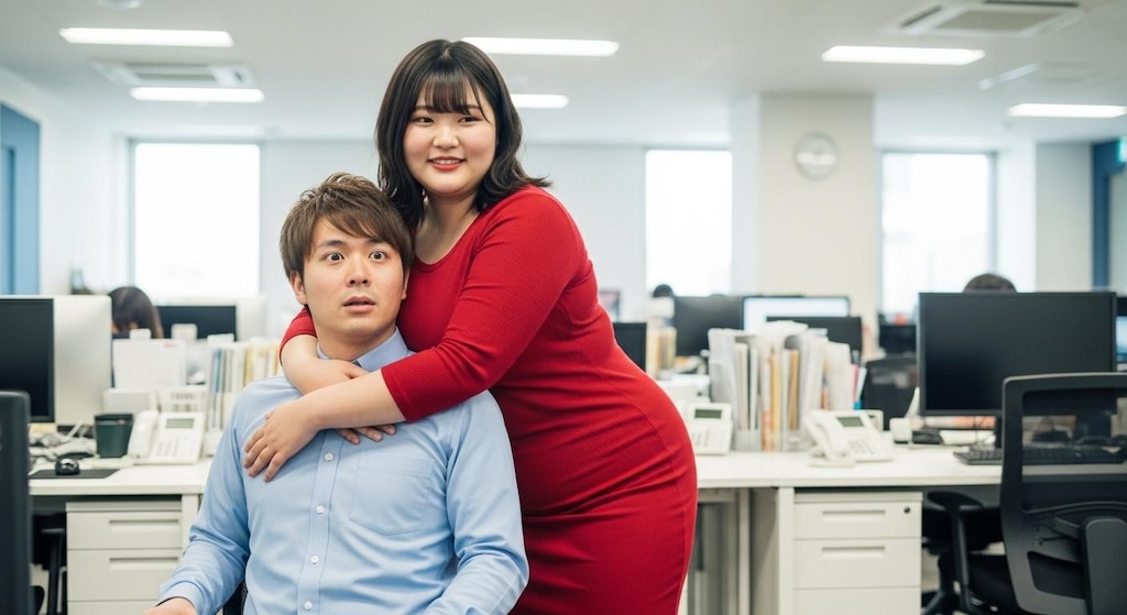 スキンシップを大事にする職場の同期・後輩（ムチムチ・ぽっちゃり編2）