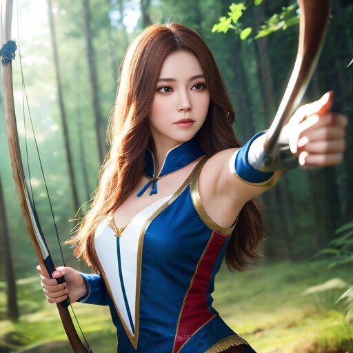 蒼き矢の狩り人 | の人気AIイラスト・グラビア