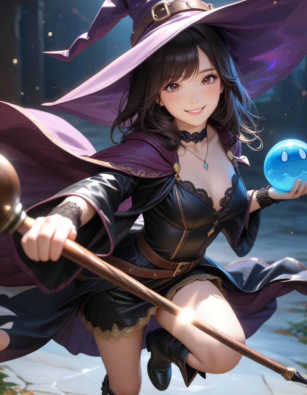 スライムと魔法使い