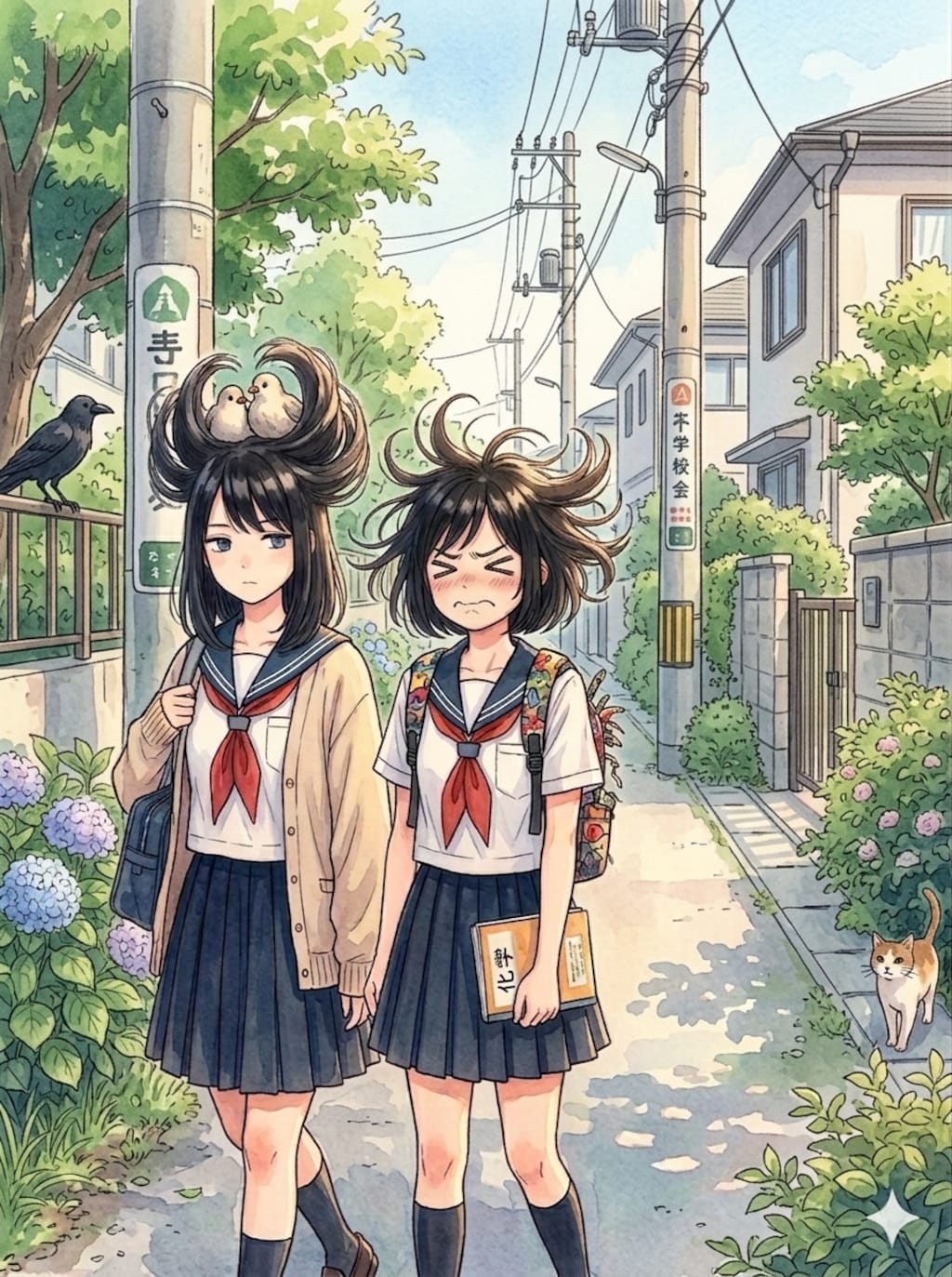 寝ぐせ