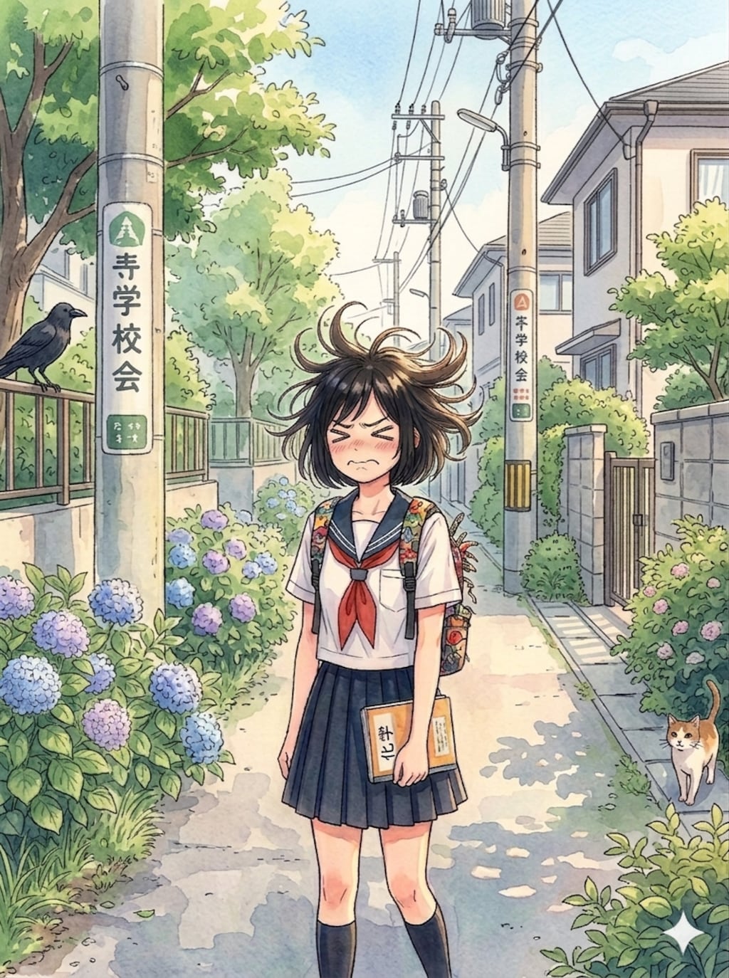 寝ぐせ