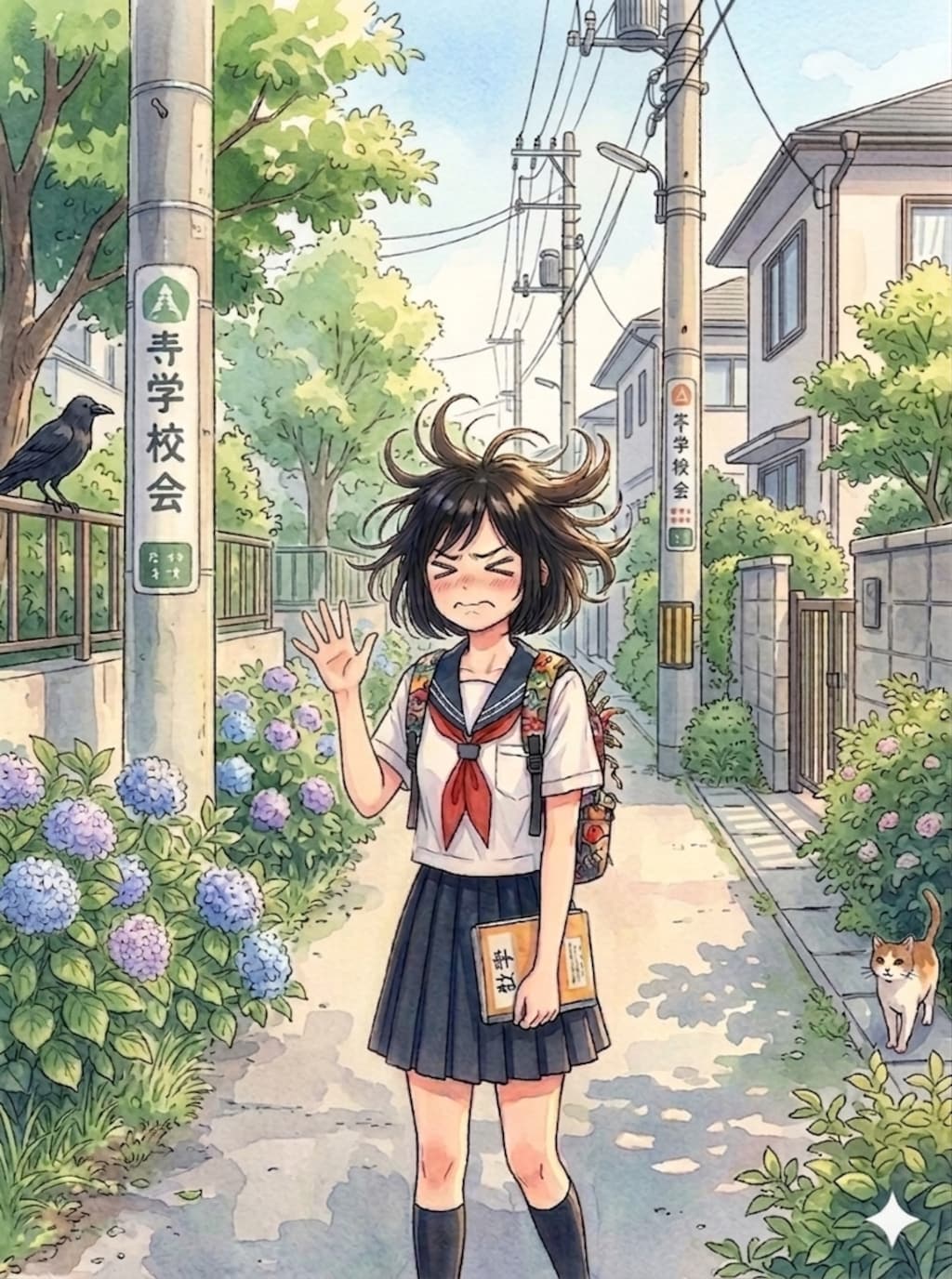 寝ぐせ