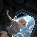 宇宙船にいる金髪ショートの子 2枚目
