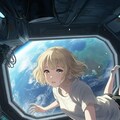 宇宙船にいる金髪ショートの子 12枚目