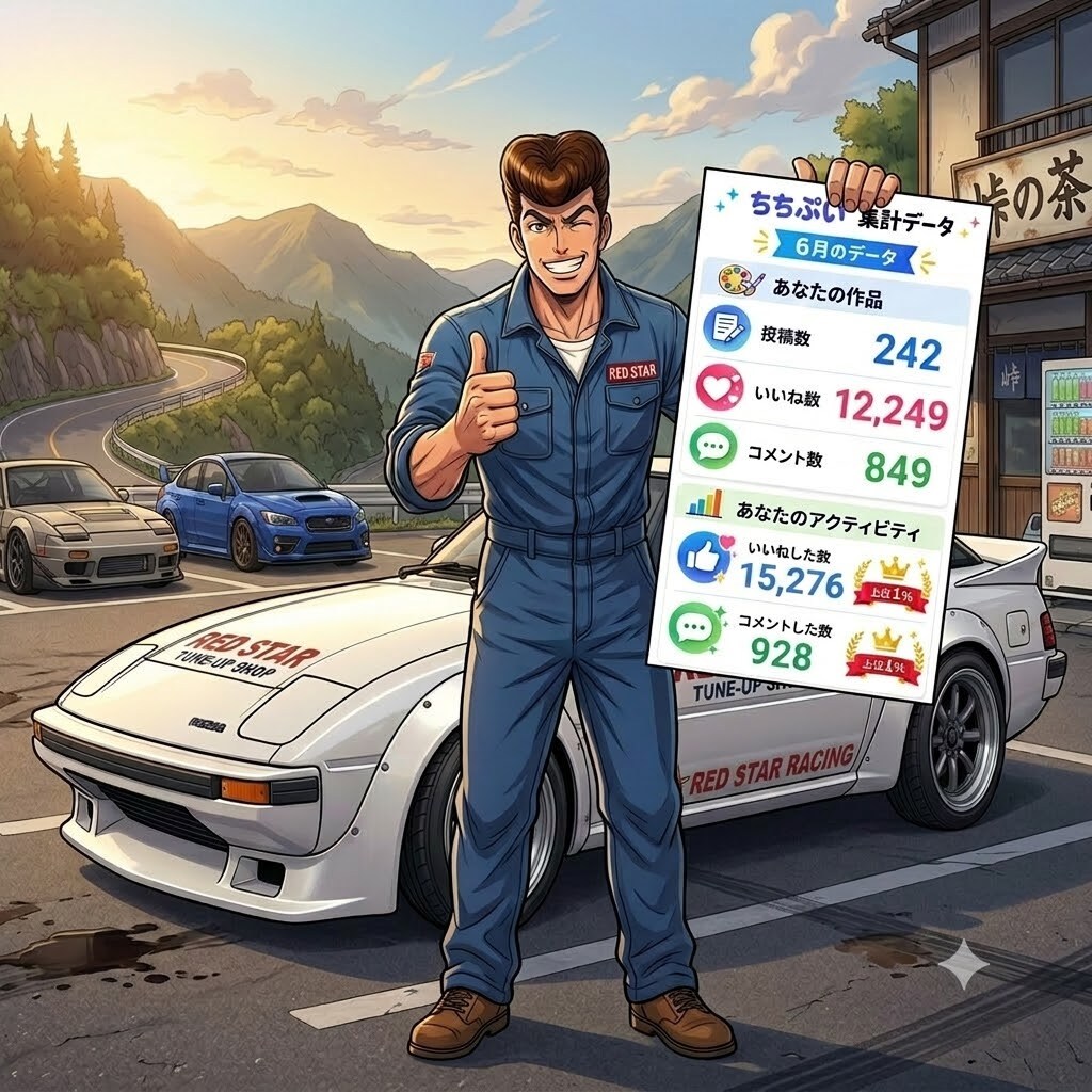6月のデータ ※さっきの間違いですｗ