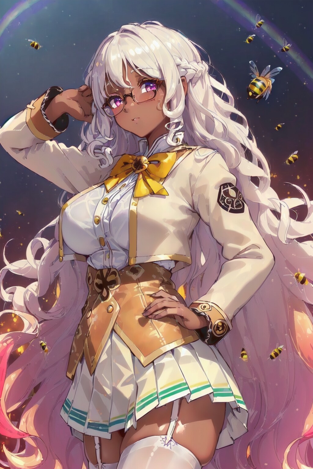「ポーズ？ こうでしょうか？」