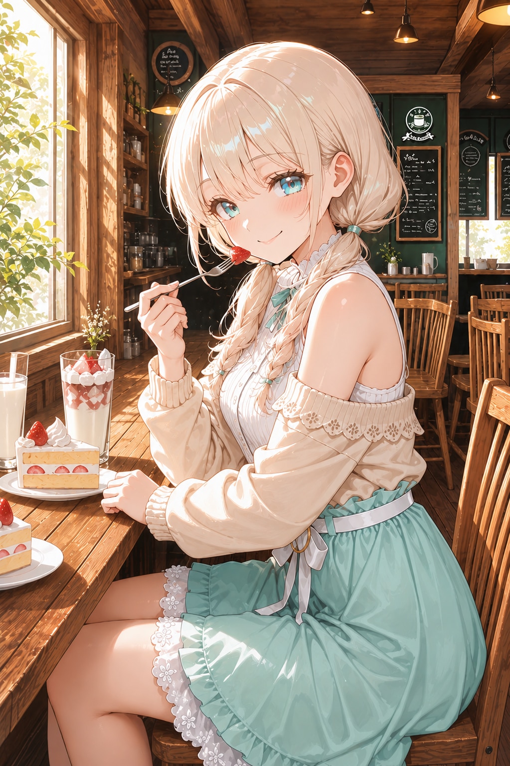 朝カフェ | の人気AIイラスト・グラビア