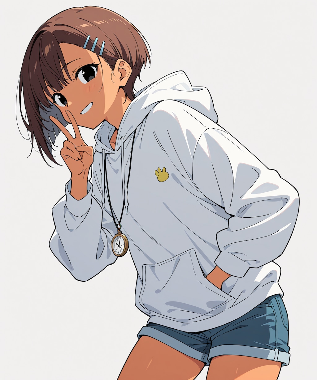 うちの子４人集合！ピース！