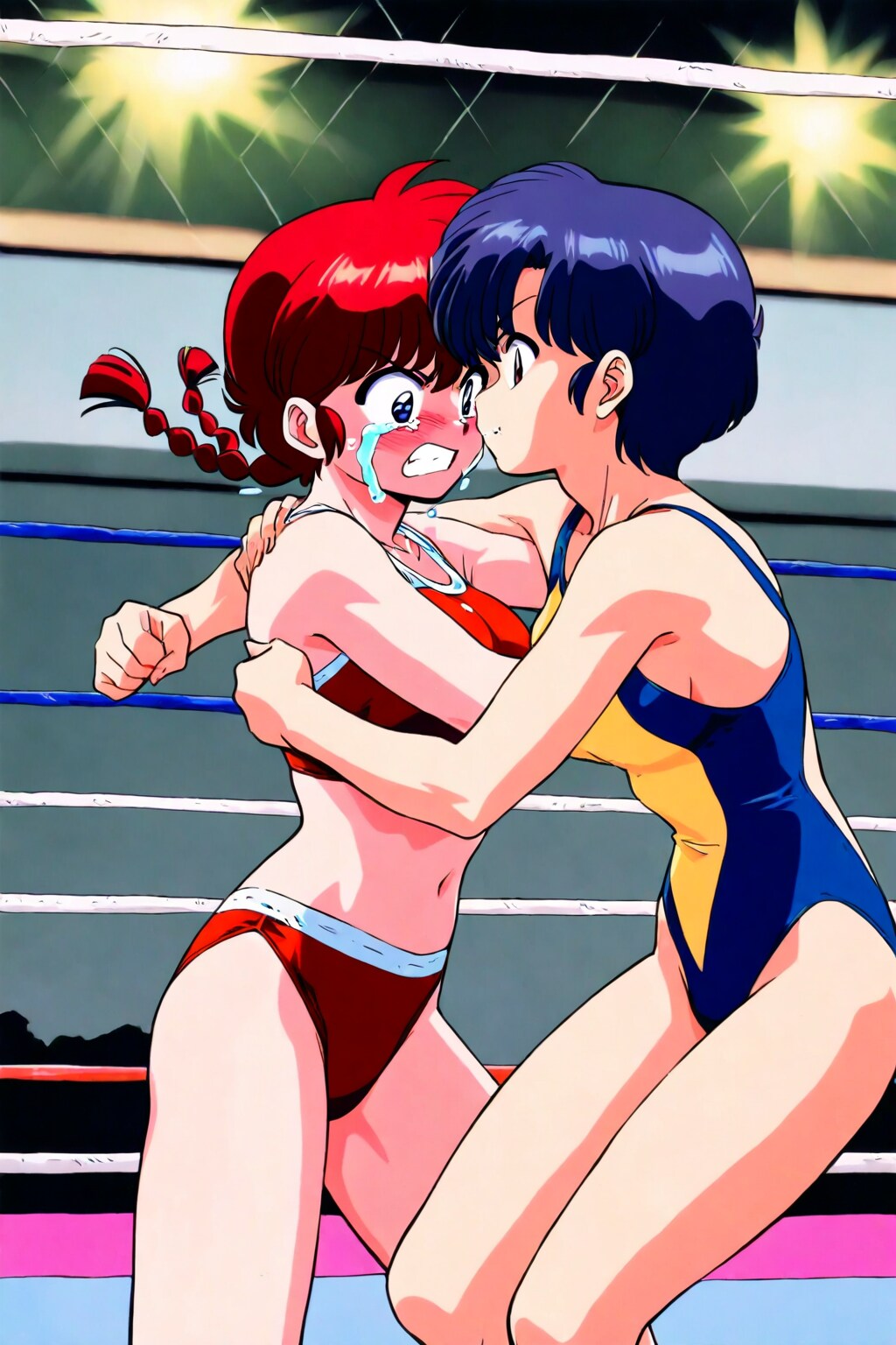 水野亜美VS火野(早乙女)らんま