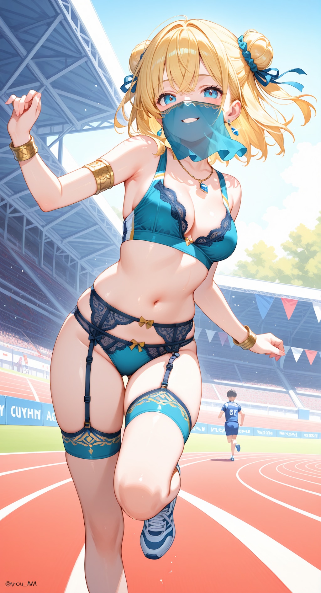 レースでレース (エッチなダジャレ) 1