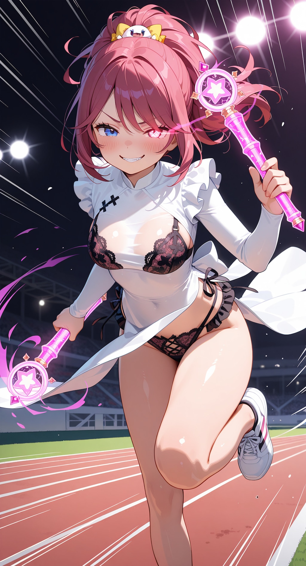 レースでレース (エッチなダジャレ) 1