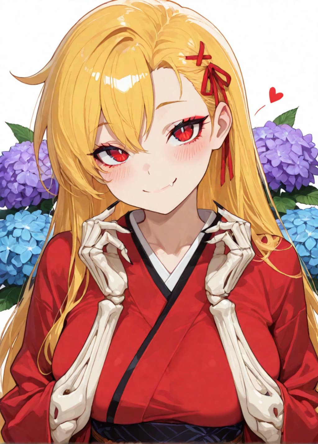 紫陽花とジェシー