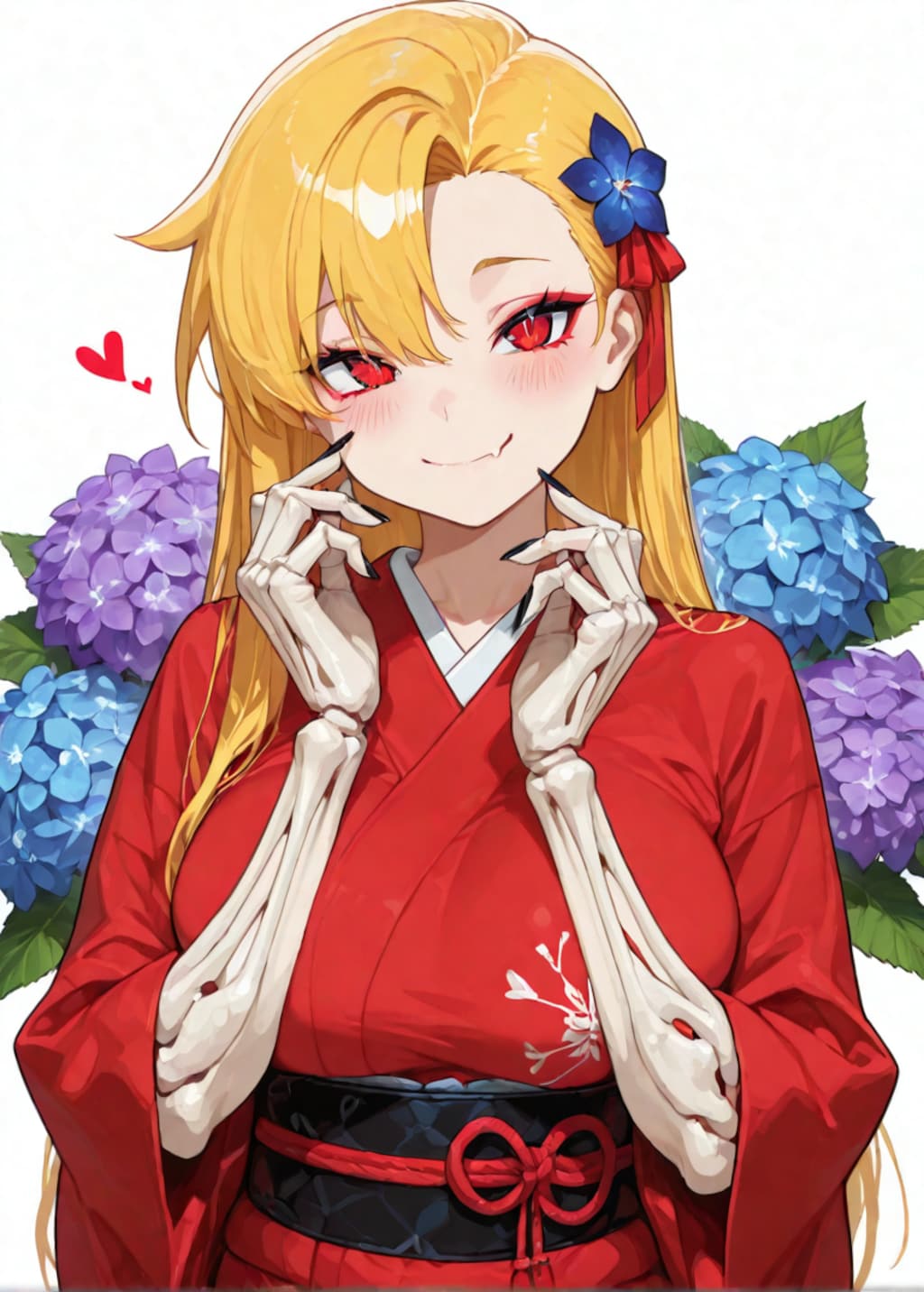 紫陽花とジェシー