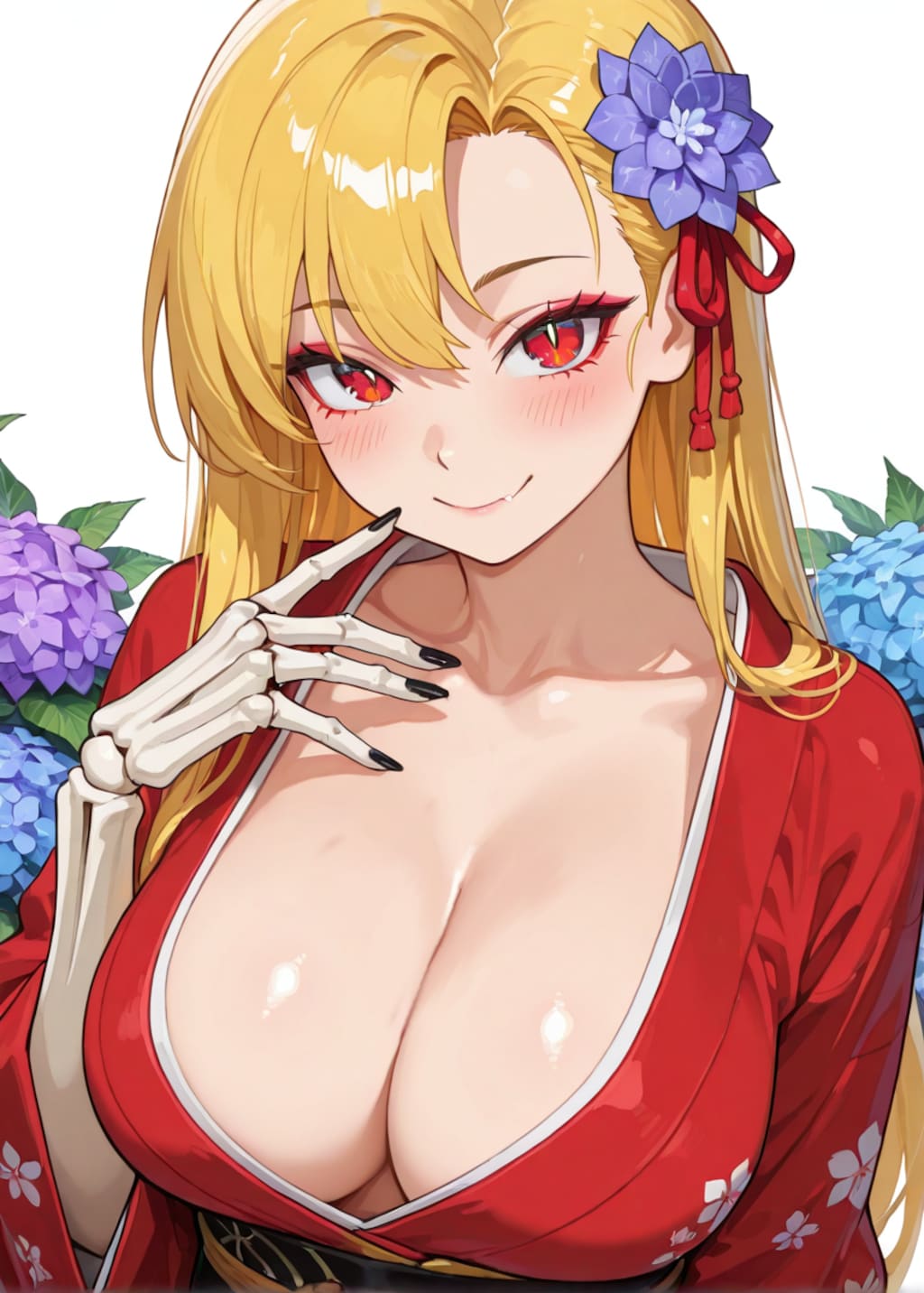 紫陽花とジェシー