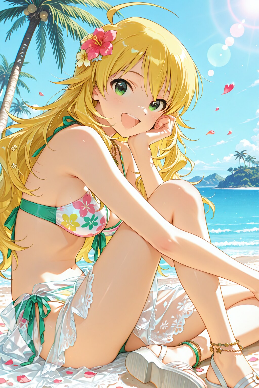 ビーチの星井美希さん