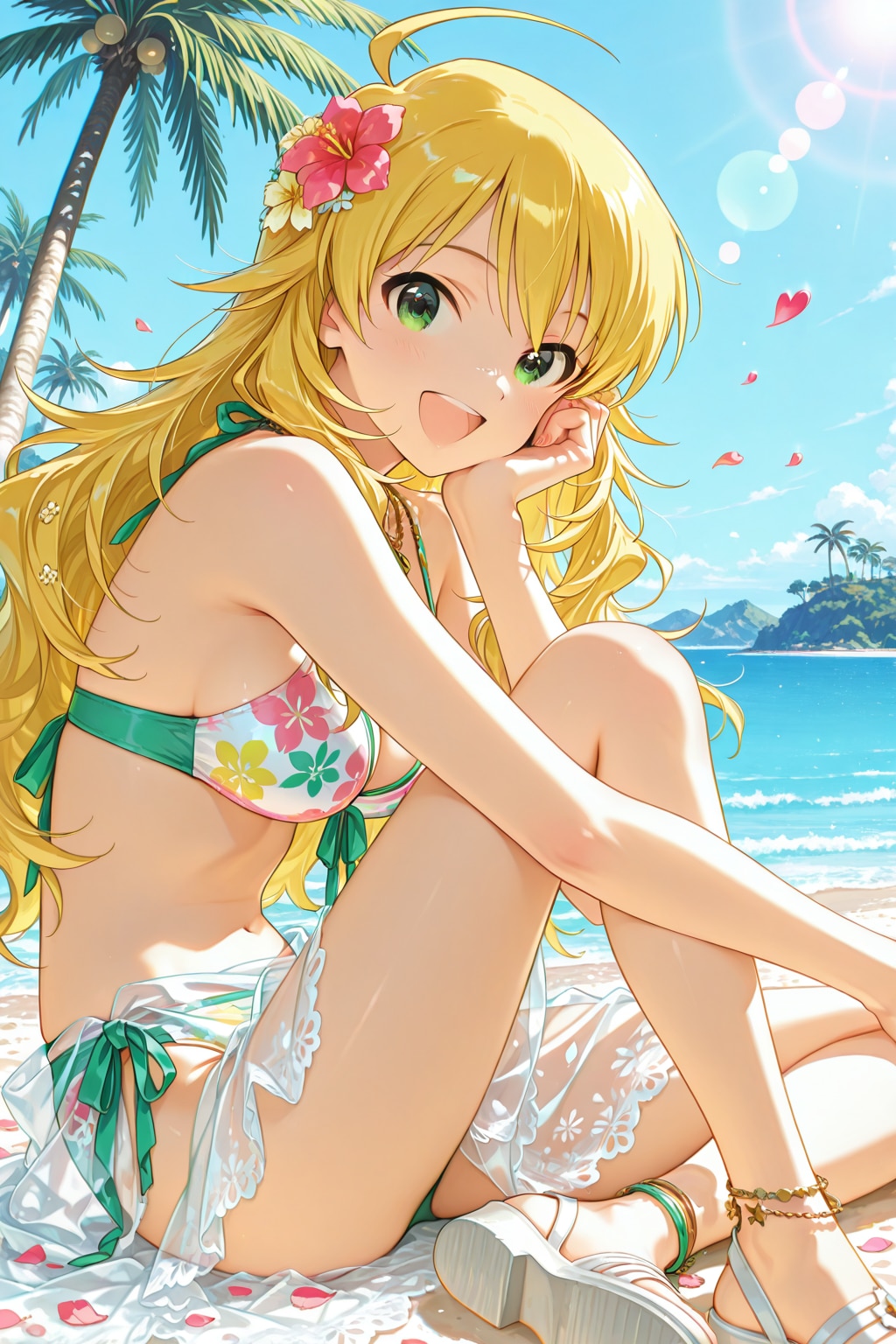 ビーチの星井美希さん