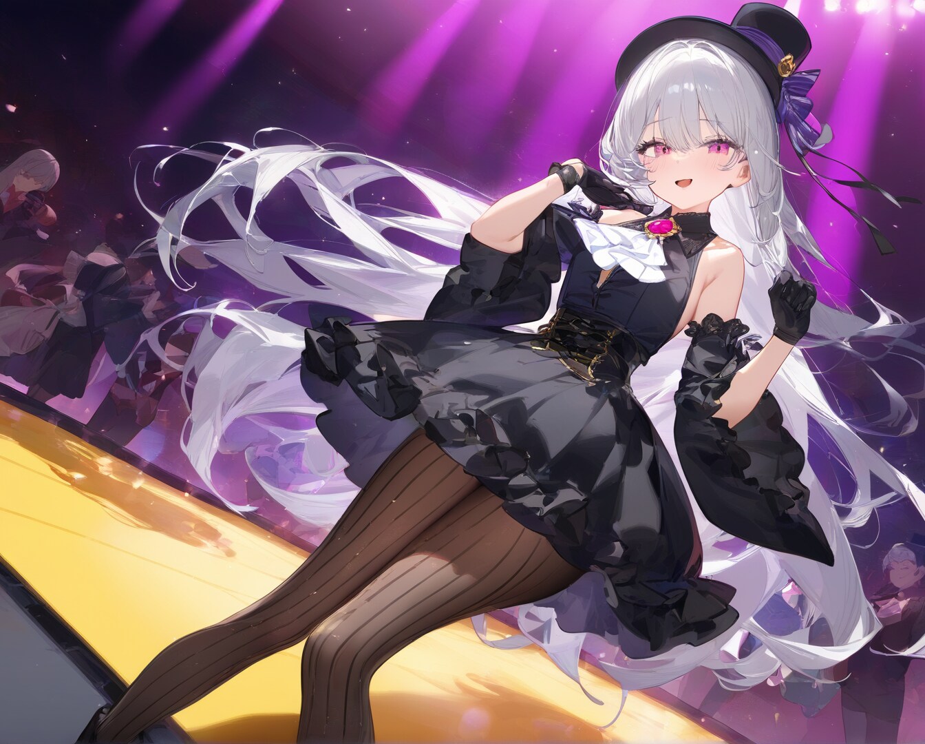 アイドルっぽい娘オンステージ | の人気AIイラスト・グラビア