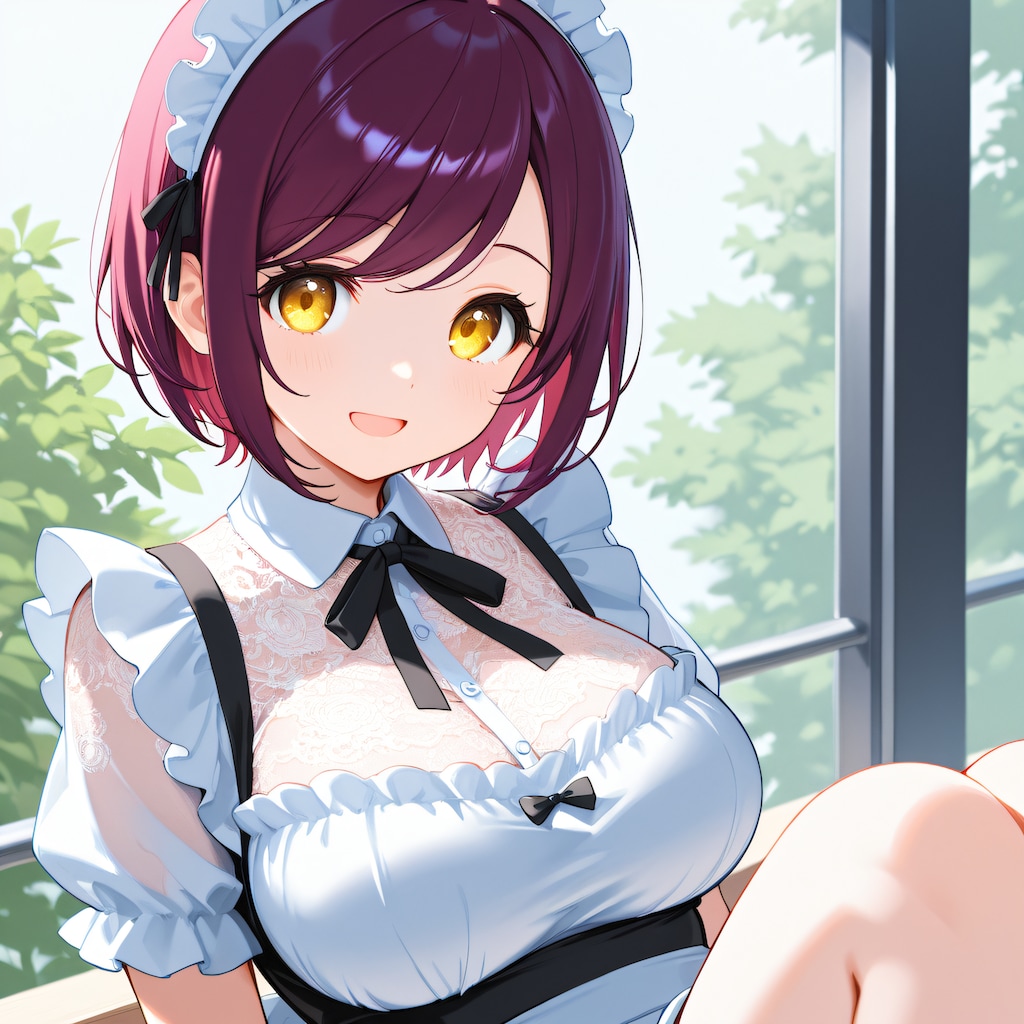 こんにちは（挨拶メイドの芽衣ちゃん）