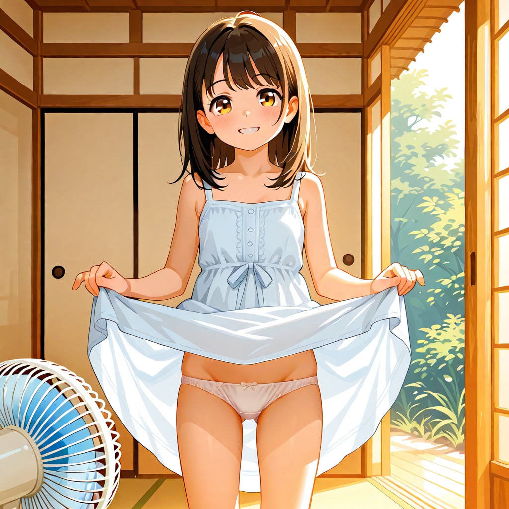 扇風機とローライズ