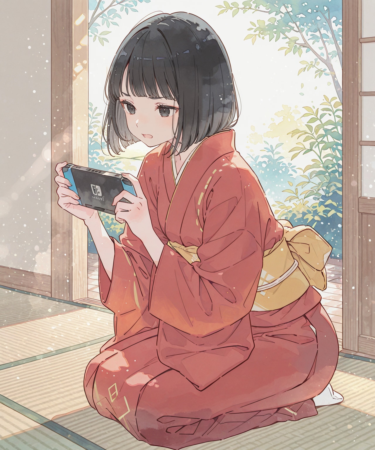 ゲームする座敷童さん | の人気AIイラスト・グラビア