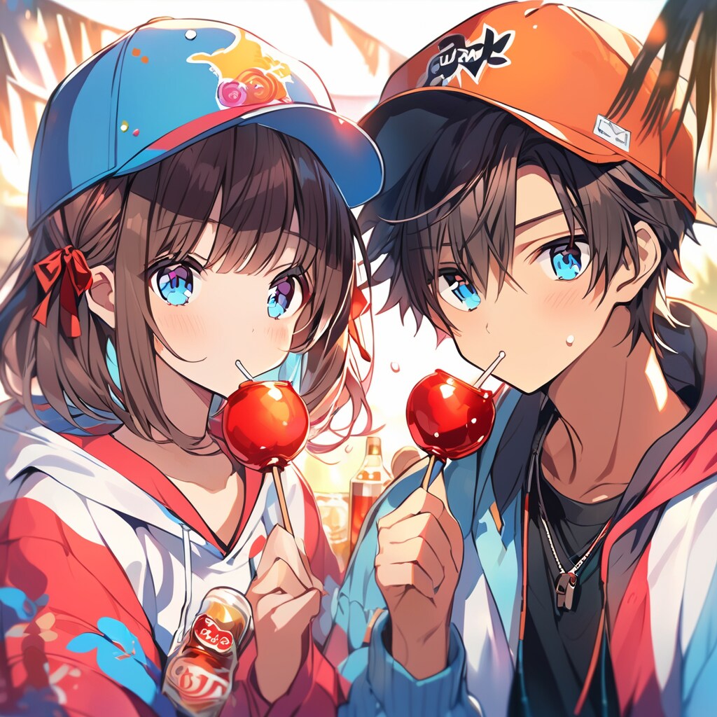 男の子と女の子の旅