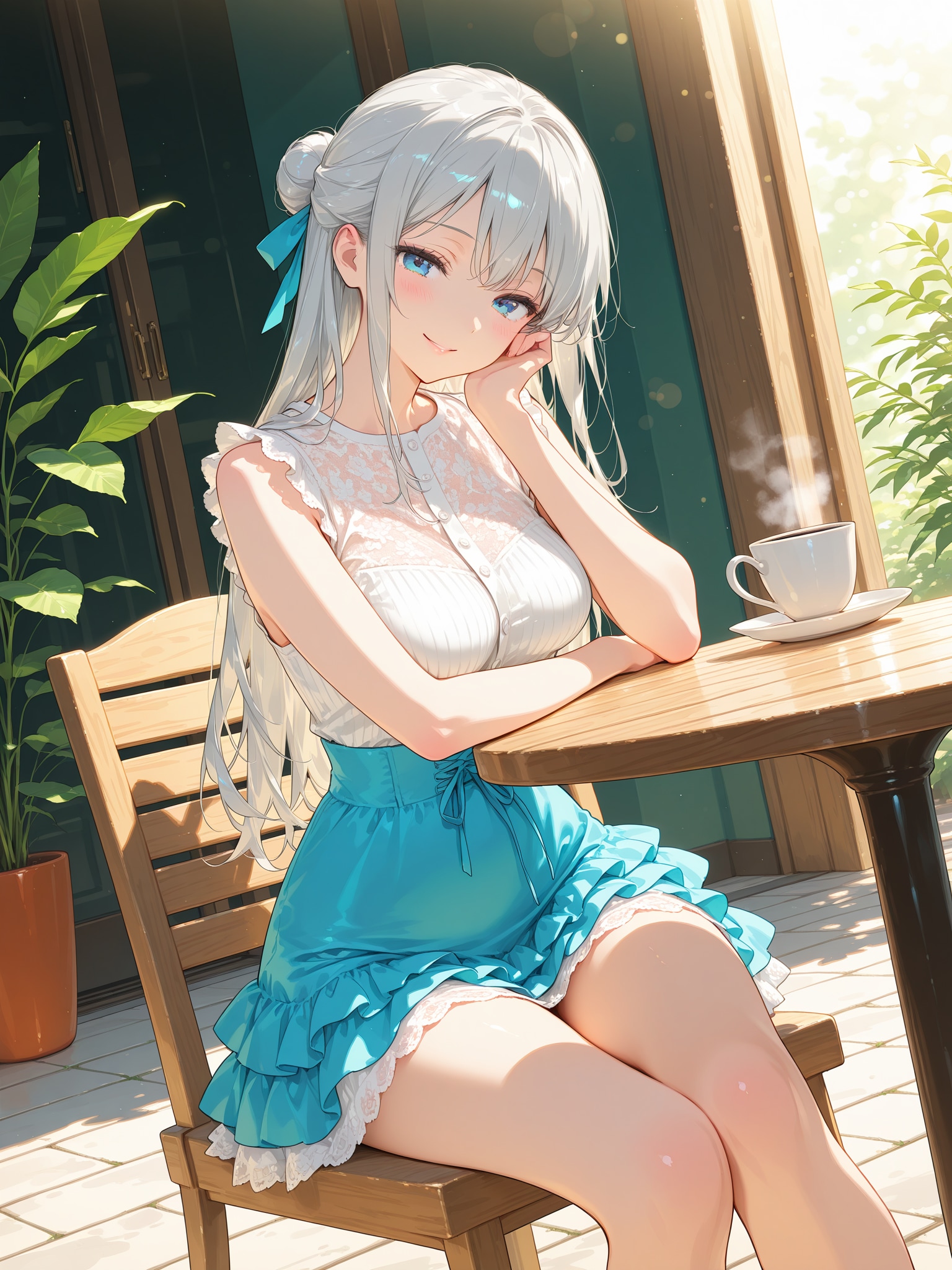 ノースリーブ | の人気AIイラスト・グラビア