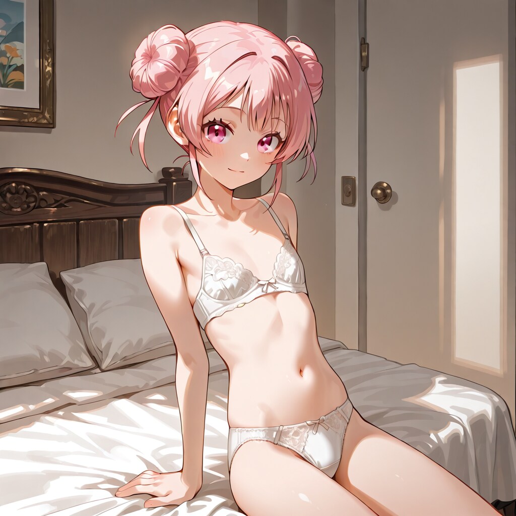 下着姿のうちの子モモ