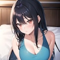 妖艶な黒髪女子 4枚目