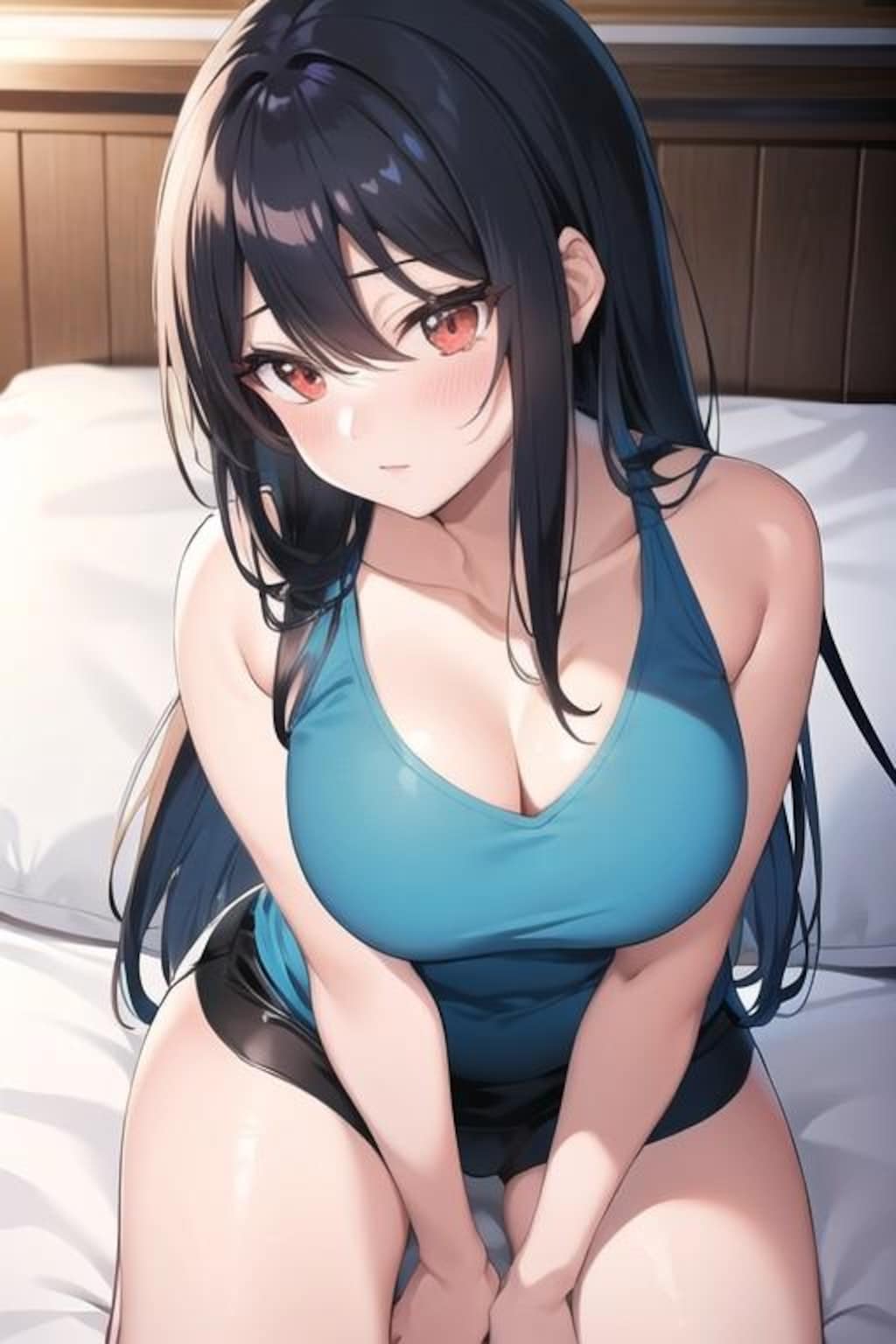妖艶な黒髪女子