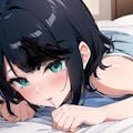 妖艶な黒髪女子 8枚目