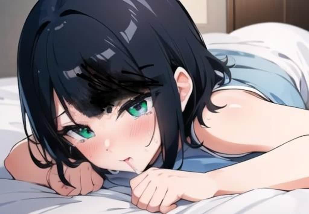妖艶な黒髪女子
