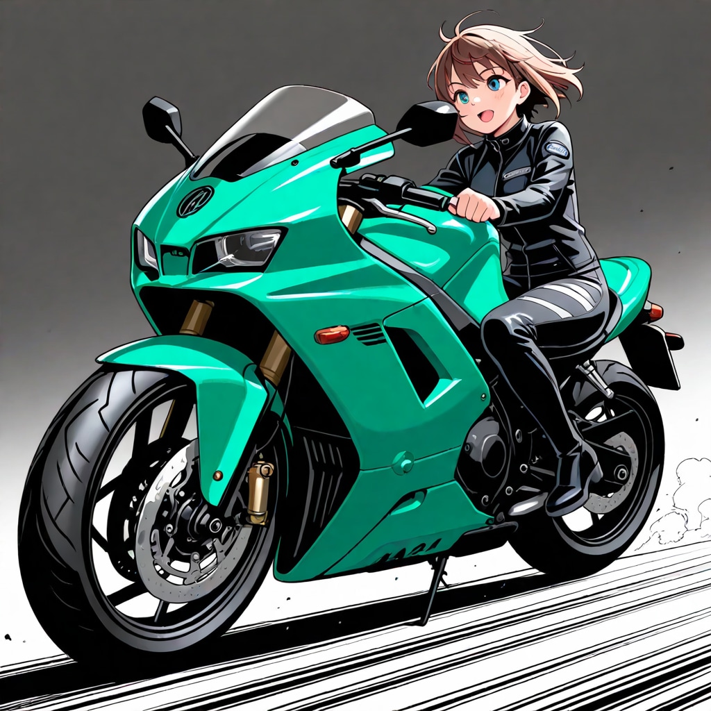 バイクと彼女