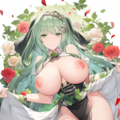 Sheer dirndl-style dress 7枚目