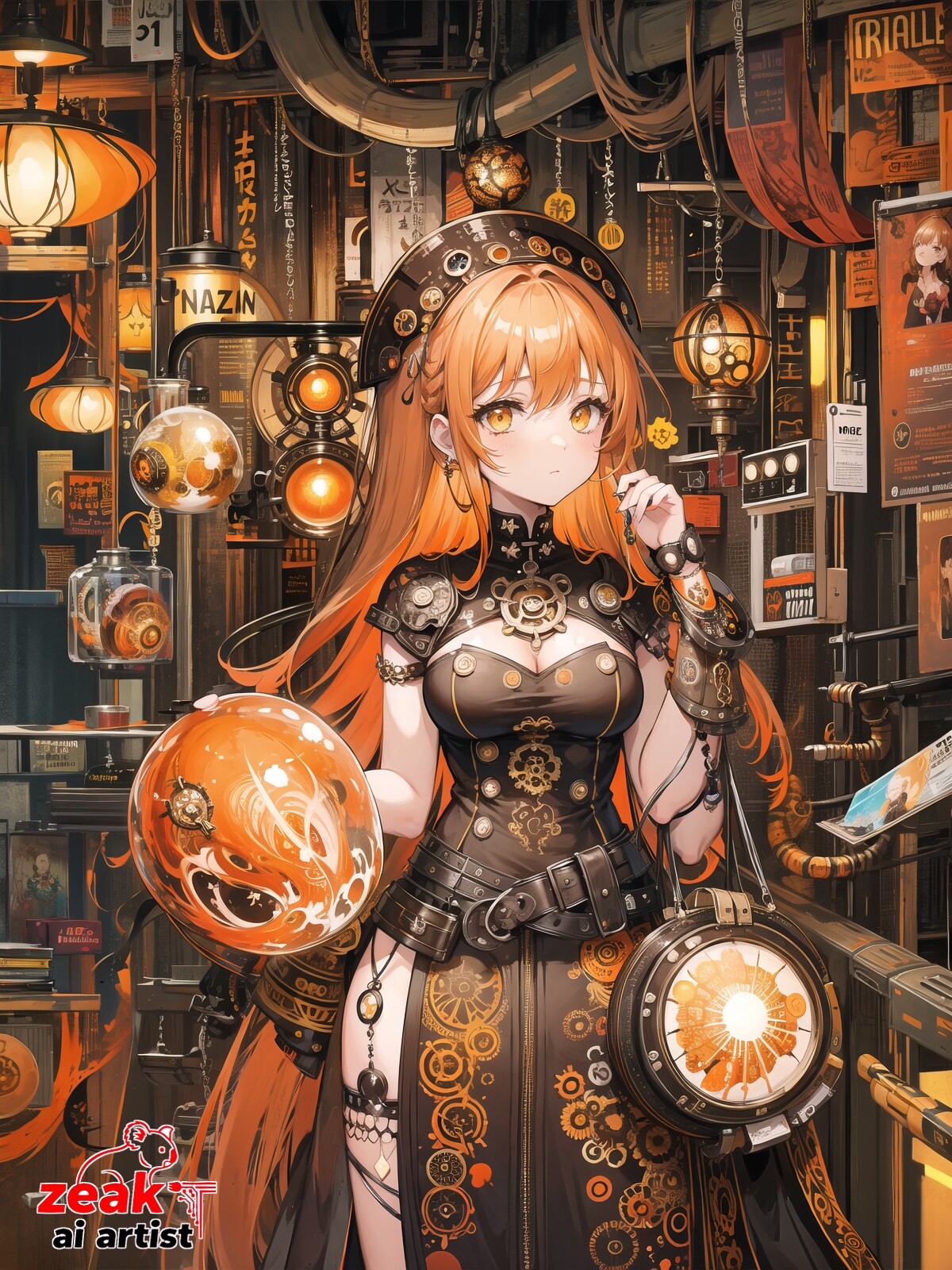 ある機甲士の工房 | の人気AIイラスト・グラビア