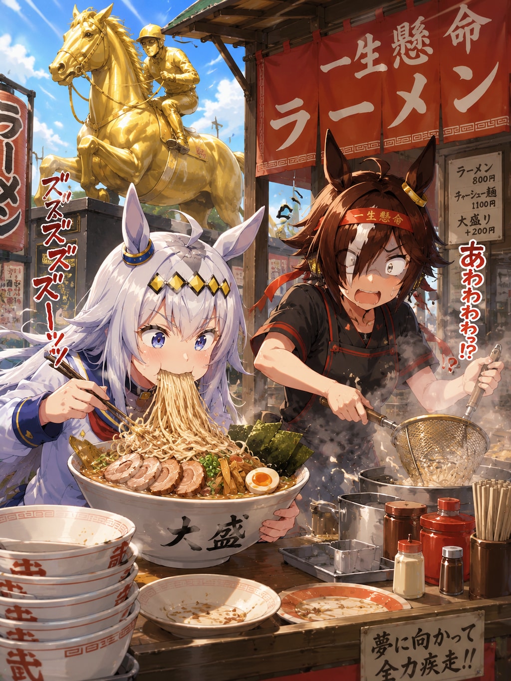 オグリとウオッカ