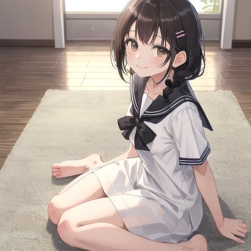 にっこり